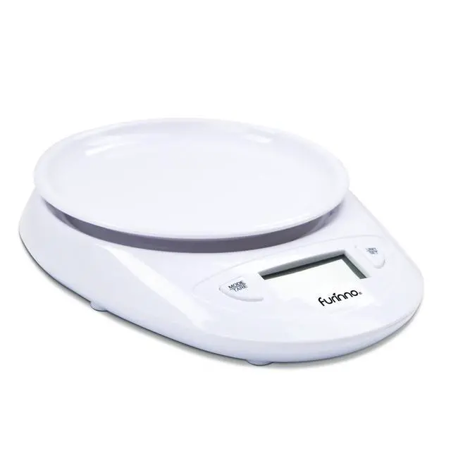 Alt view image 6 of 6 - Furinno DaPur Precision Kitchen Scale, Digital Weight Food Scale, White