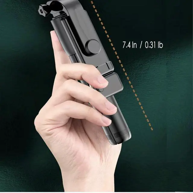 Alt view image 7 of 7 - 28" Phone Tripod & Selfie Stick Travel Tripod for iPhone Selfies, with Phone Holder 360°Rotation Selfie Stick Extendable for Travel/Selfie/Vlog, Compatible with iPhone/Android