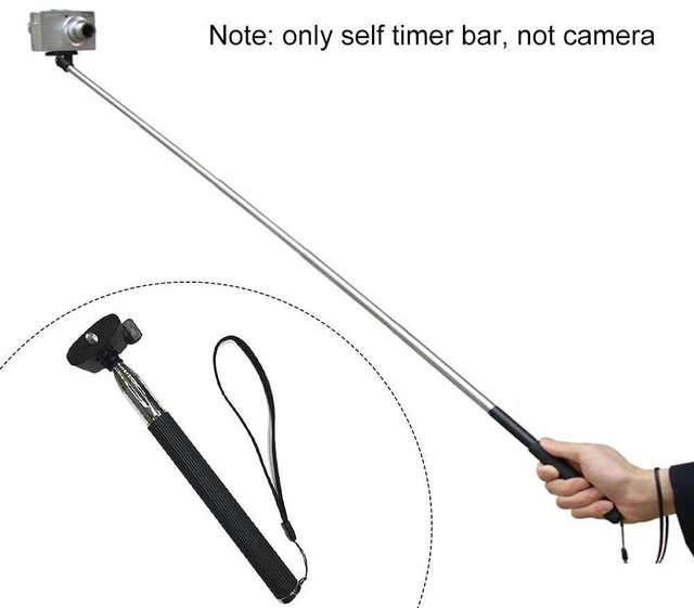 Alt view image 4 of 7 - Portable 37 Inch Selfie Stick Phone Tripod Stand, Universal 360 Rotation Extendable Selfie Stick with Rubber Non Skid Feet Super Strong Support Compatible Smartphone & Camera (Black)