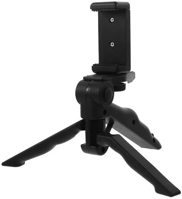 Alt view image 2 of 7 - COHEALI Phone Tripod Stand Adjustable Mobile Phone Holder with Telescopic Pole Lightweight Tabletop Tripod for Video Calls Watching Videos Home Office Dorm School Use
