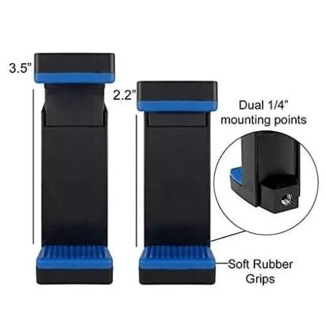 Alt view image 7 of 7 - Acuvar Flexible Phone Tripod Stand, Mini Portable Smartphone Tripod with Adjustable Holder for iPhone & Android, Lightweight Tripod for Vlogging, TikTok & YouTube