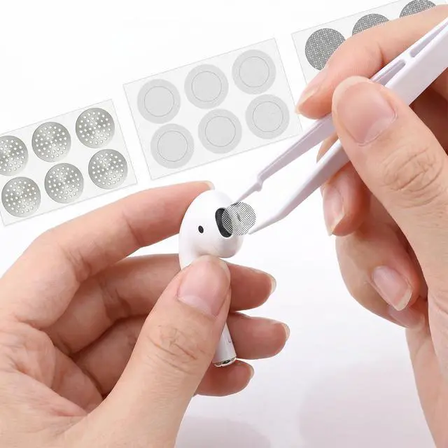 Alt view image 3 of 7 - Amabro 72Pcs Earbuds Dust Filter Replacement Kit with Tweezers Dust Proof | Earphones Microphone Mesh Accessories in Ear Headphone Filter Anti-Dust & Sweat-Resistant (4mm 4.3mm 4.8mm 5mm)