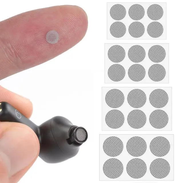 Alt view image 2 of 7 - Amabro 72Pcs Earbuds Dust Filter Replacement Kit with Tweezers Dust Proof | Earphones Microphone Mesh Accessories in Ear Headphone Filter Anti-Dust & Sweat-Resistant (4mm 4.3mm 4.8mm 5mm)