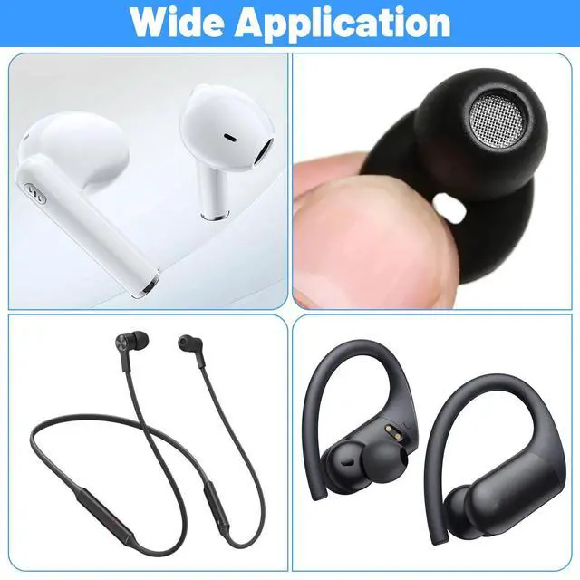 Alt view image 4 of 7 - Amabro 72Pcs Earbuds Dust Filter Replacement Kit with Tweezers Dust Proof | Earphones Microphone Mesh Accessories in Ear Headphone Filter Anti-Dust & Sweat-Resistant (4mm 4.3mm 4.8mm 5mm)