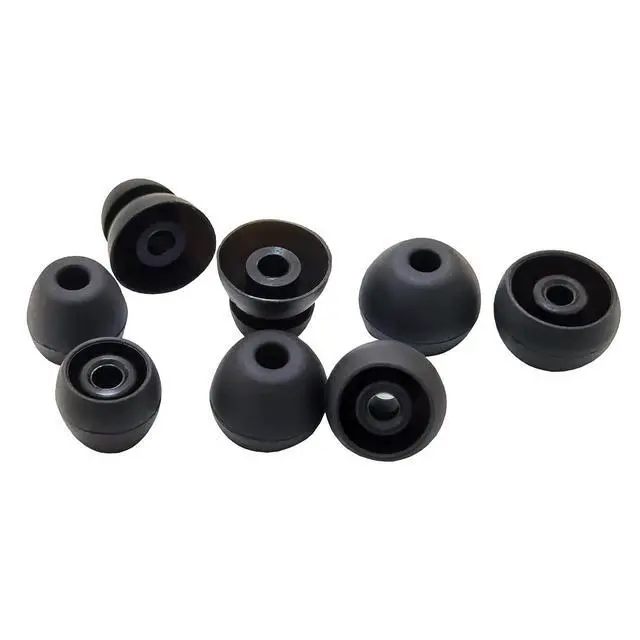 Alt view image 2 of 3 - Silicone Earbuds Tips for Powerbeats Pro & 2 & 3 Replacement Eartips | 6 Pairs L/M/S Standard Tips + 2 Pairs Double Flange Rubber Powerbeats Ear Tips