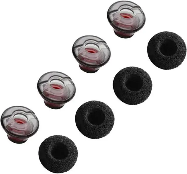 Main image of A-Focus Voyager 5200 Eartips Set, Comfortable Replacement Ear Tips Kits Earpads Foam Earbuds Ear Gels Compatible with Plantronics Voyager 5200 5210 5220 Legend Headset Medium M Gray 4 Pcs