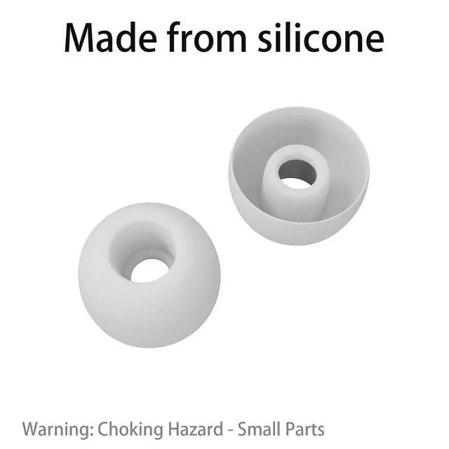 Alt view image 3 of 5 - Vykyntow 8 Pairs Replacement Silicone Ear Buds Tips Compatible with Loop Quiet/Engage/Experience/Switch, Vosaf, Bigood, FUNSOUND, Yawsoy Earplugs, Fits in Case, with 3-in-1 Cleaner Kit, XS/S/M/L