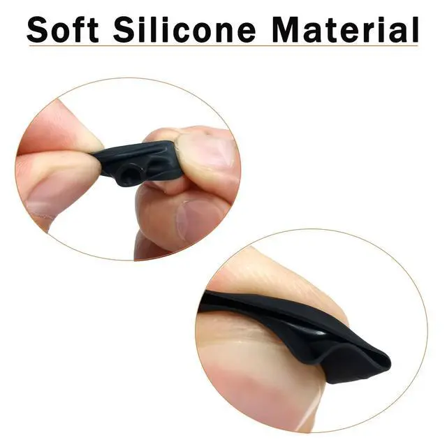 Alt view image 2 of 5 - Silicone Replacement Earbuds Tips Universal for 5mm-7mm True Wireless LMS | 6 Pairs Rubber Ear TipsSecure Fit & Noise Isolation, Black