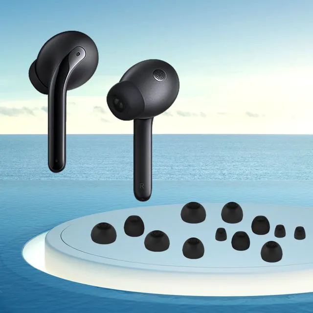 Alt view image 3 of 7 - Extra Small Earbuds Tips Replacement Earbud Tips Soft Silicone Earbuds for in-Ear Headphones Extra Small Ear Tips for in Ear Earbuds(12 Pairs,Black)