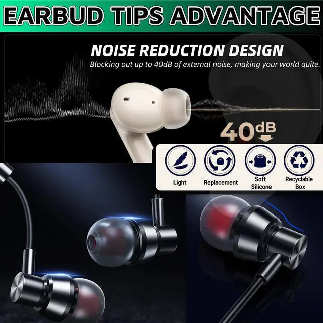 Alt view image 5 of 7 - Earbud Replacement Tips 54Pcs,3 Sizes S/M/L, 9 Colors Silicone Tips Headphone Covers Ear Bud Rubber Tips Silicone Earbud for Ears Headphone Ear Covers Replacement (Inner Hole 3.8mm -5.1mm)