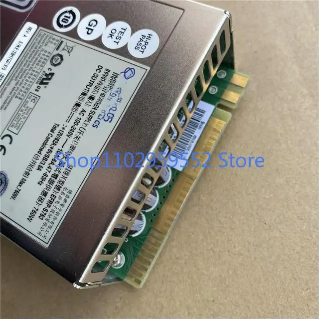 Alt view image 2 of 6 - 1Pcs for I420R-G I620R-G EFRP-S753 750W Server Redundant Power Supply