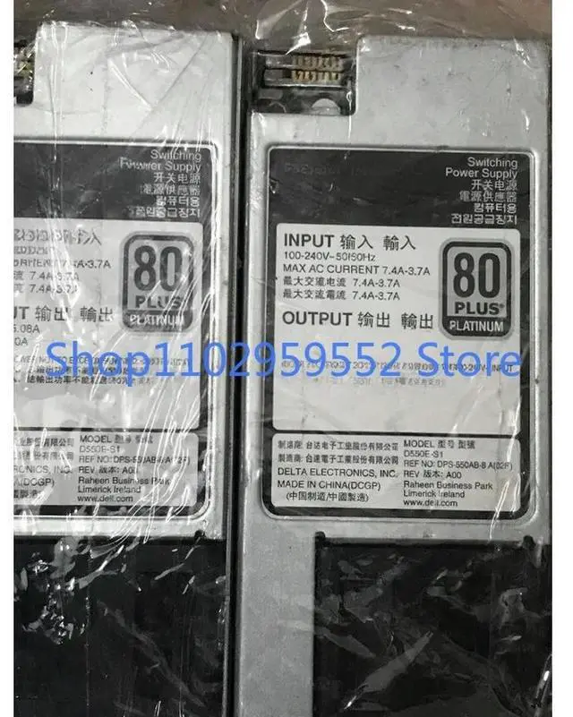 Main image of 1pcs for R440 550W Server Power Supply 06V43G D550E-S1 L550E-S1 Power Supply