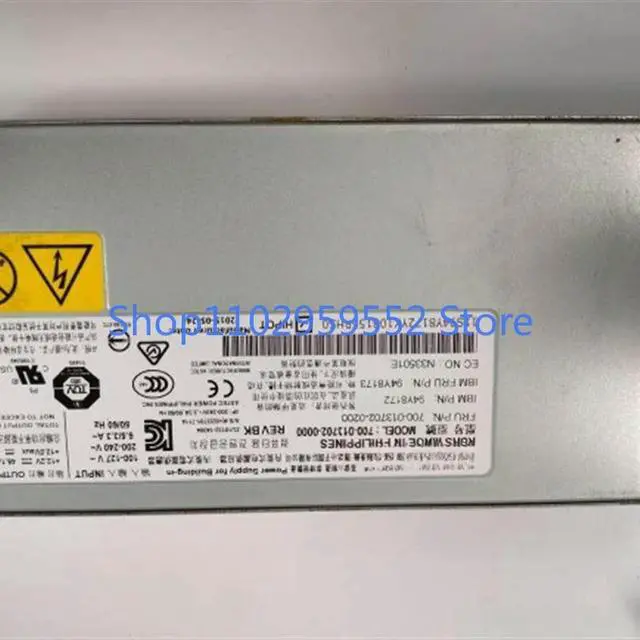 Alt view image 2 of 2 - 1Pcs for X3650M5 X3550M5 550W power supply 94Y8172 94Y8173 94Y8188 94Y8278