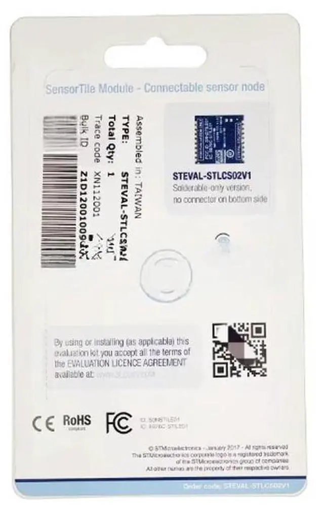 Alt view image 2 of 6 - Italy imported STEVAL-STLCS02V1 multifunctional sensor development tool