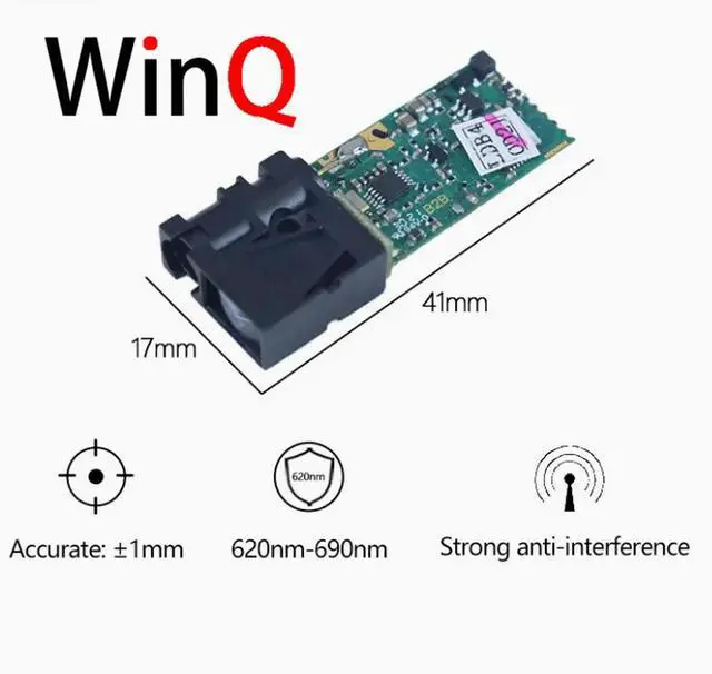 Alt view image 2 of 6 - 10Hz Industrial Laser Ranging Sensor Chip Laser Ranging Sensor Module 20-Meter Ranging Module