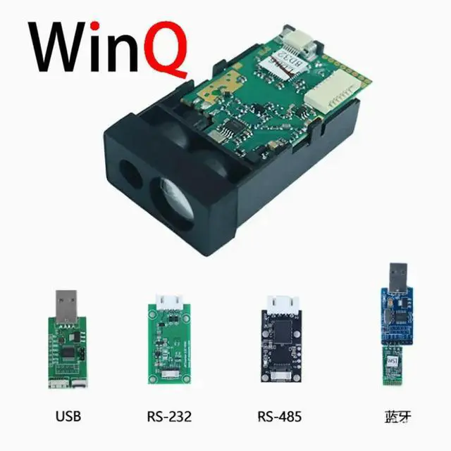 Main image of 50 meter laser rangefinder wire measurement Modbus RTU RS485 laser rangefinder sensor application