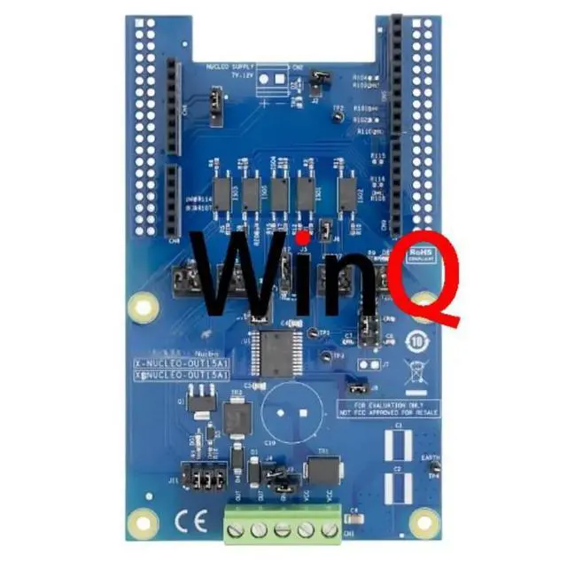 Main image of X-NUCLEO-OUT15A1 is based on an industrial digital output expansion board