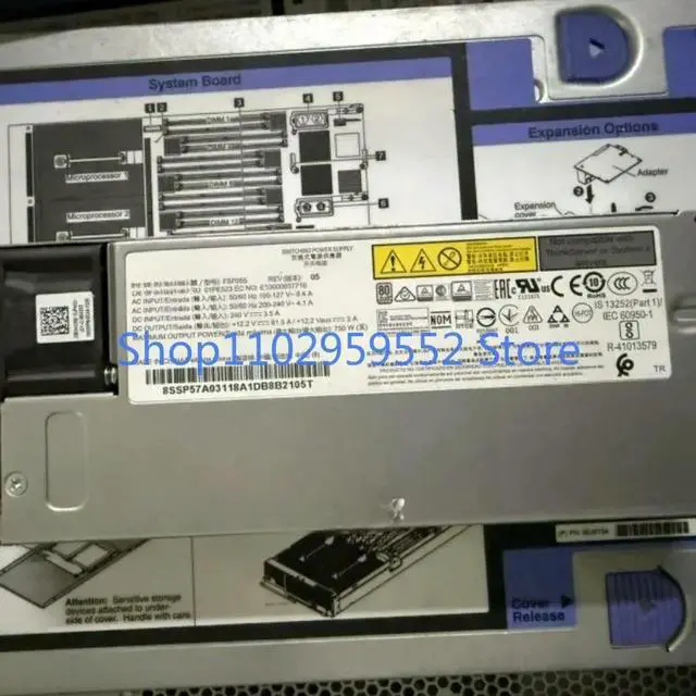 Main image of 1pcs for SR590 SR588 SR650 SR530 01PE523 01PF515 750W Power Supply