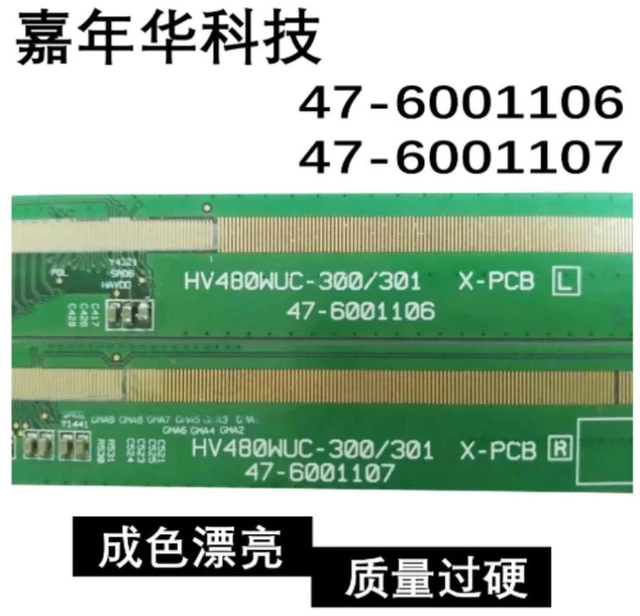 Main image of BOE TV Side Board HV480WUC-300 301 47-6001106 47-6001107 Fully Tested Screen Replacement Repair Parts