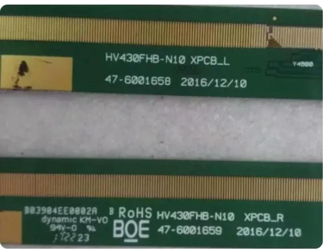 Main image of BOE TV Pair Side Board HV430FHB-N10 XPCB 47-6001658 47-6001659 Fully Tested Screen Repair Replacement Parts