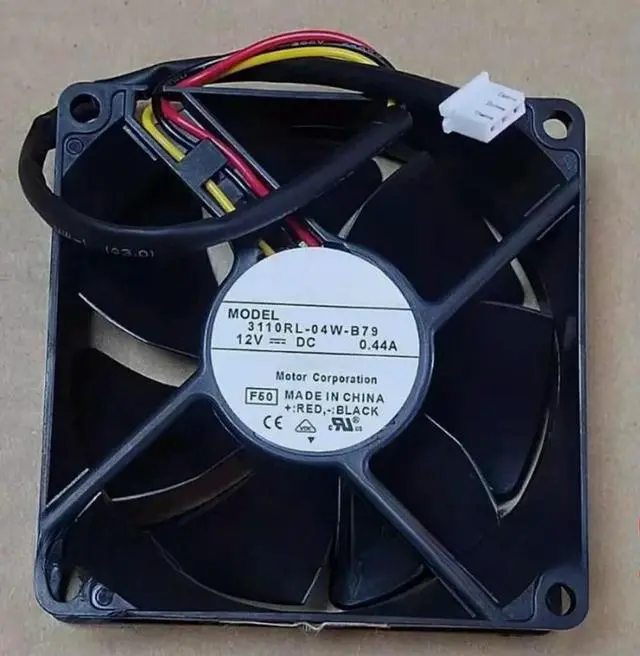 Main image of 3110RL-04W-B79 3110RL 04W B79 Server Cooling Fan DC 12V 0.44A 80x80x25mm 3-Wire Fast Delivery