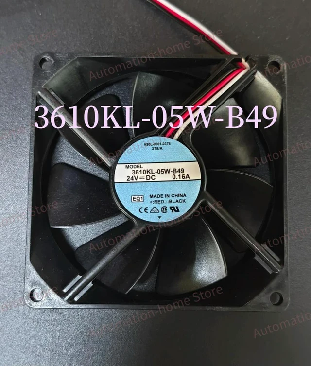Main image of 3610KL-05W-B49 3610KL 05W B49 cooling fan 3 pins 1pcs Fast Delivery