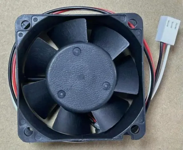 Alt view image 2 of 3 - 2410ml-04w-B79 6025 6cm 12v 3 Wire Speed Double Ball Fan Expedited shipping