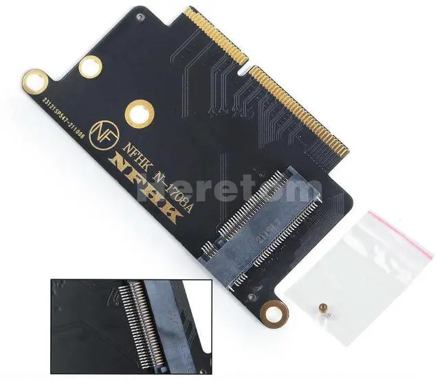 Main image of A1708 NVME Adapter for Macbook NVMe PCI Express PCIE to M.2 SSD Adapter Card N-1708A for Macbook Pro Retina 13" A1708 2016 2017
