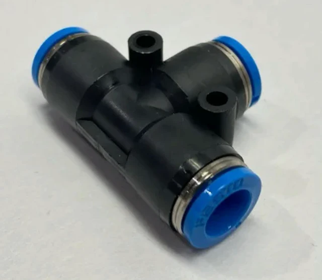 Alt view image 2 of 3 - 1PCS QST-8 Push In T Connector 8mm OD Tube Fast transport