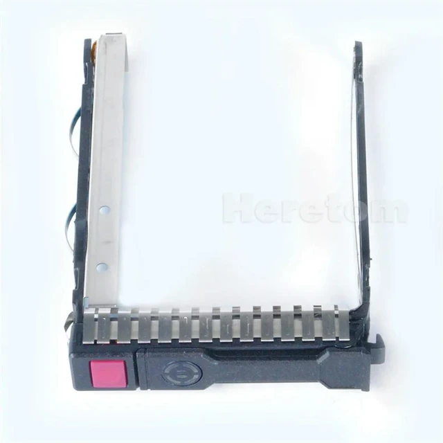Alt view image 2 of 6 - W/Chip&LED 2.5" SAS SATA Hard Disk Drive Tray Caddy Sled ProLiant For Gen8 G8 G9 DL380 ML310e SL250s