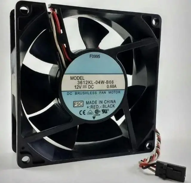 Main image of 3612KL-04W-B66 DC12V 0.68A 3Pin Cooling Fan Expedited shipping