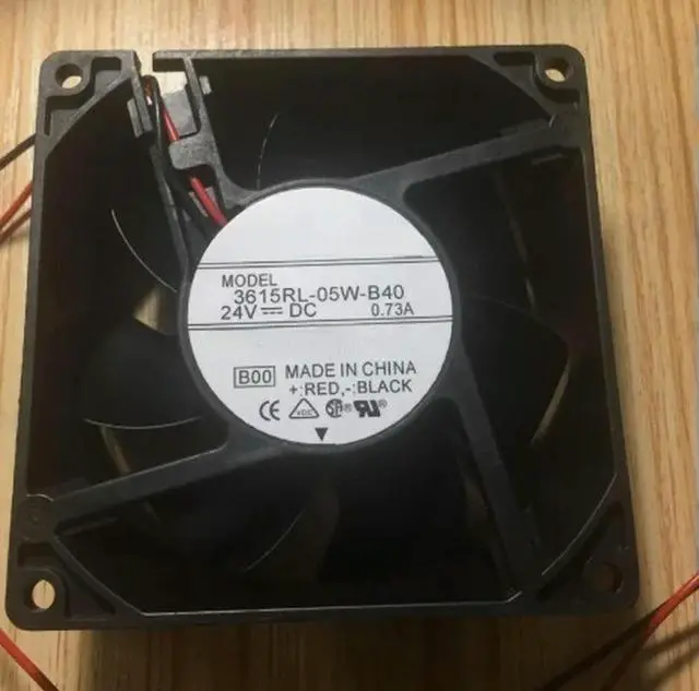 Main image of 3615RL-05W-B40 Waterproof Inverter Fan 9038 9CM 24V 0.73A Expedited shipping