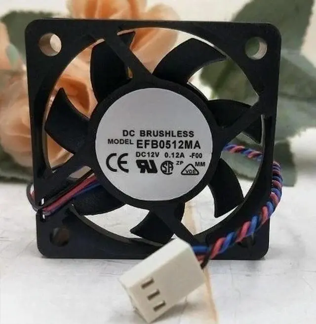 Main image of EFB0512MA DC12V 0.12A 50 * 50 * 10mm 3 wire cooling fan Fast delivery