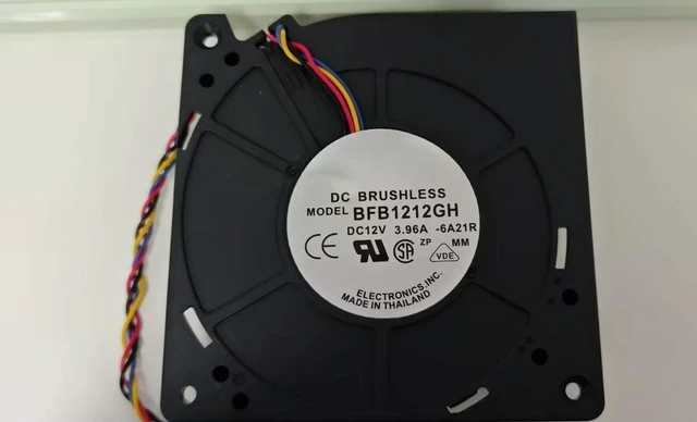 Main image of Orignial BFB1212GH DC12V 3.96A 120x120x32mm 12cm cooling fan 4 wires Fast Delivery