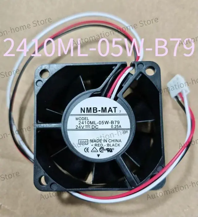 Main image of 2410ML-05W-B79 2410ML 05W B79 24V 0.25A 6025 6CM 3 Wire Double Ball Stop Alarm Fan Fast Delivery