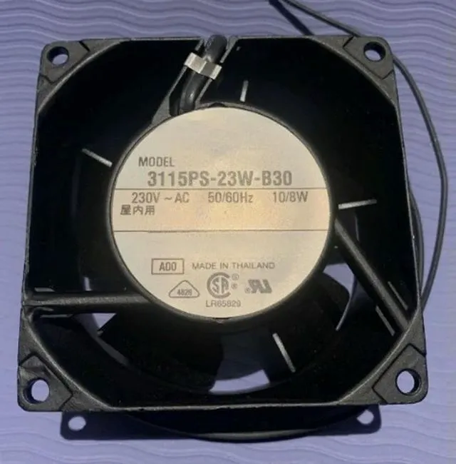 Main image of 1PCS 3115PS-23W-B30 AC 230V 10/8W 50/60Hz 80 * 80 * 38mm Axial Cooling Fan Expedited shipping