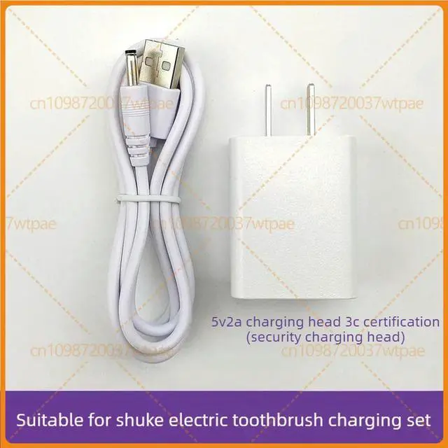Alt view image 3 of 3 - For Saky Pro T2 T3 B32 G5 PRO M4 N1 Electric Toothbrush USB Charging Cable Power Cord