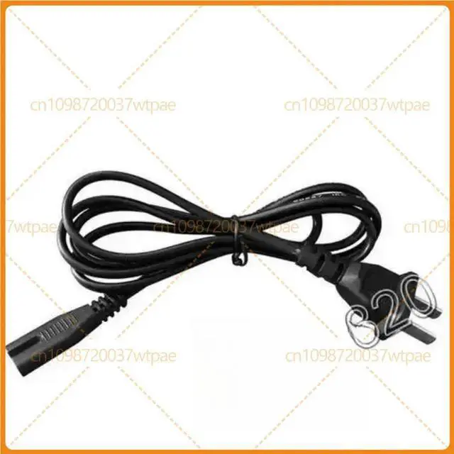 Main image of 2pcs For EU 2 Pin Figure 8 Power Cord Compatible PS1 PS2 PS3 SEGA DC Saturn Game Console 8 Shape AC Power Cable