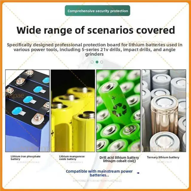 Alt view image 3 of 3 - 2pcs For Luxiaoban 5S 21V Makita Wired Protection Board Power Tool Replacement Part