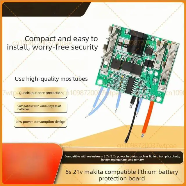 Main image of 2pcs For Luxiaoban 5S 21V Makita Wired Protection Board Power Tool Replacement Part