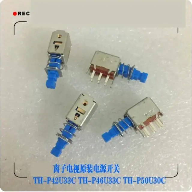 Alt view image 2 of 3 - 5pcs ALPS 6 Pin Latching Push Button Power Switch Replacement Repair Parts for Allen for Yamaha MOX Music Synthesizer Keyboard