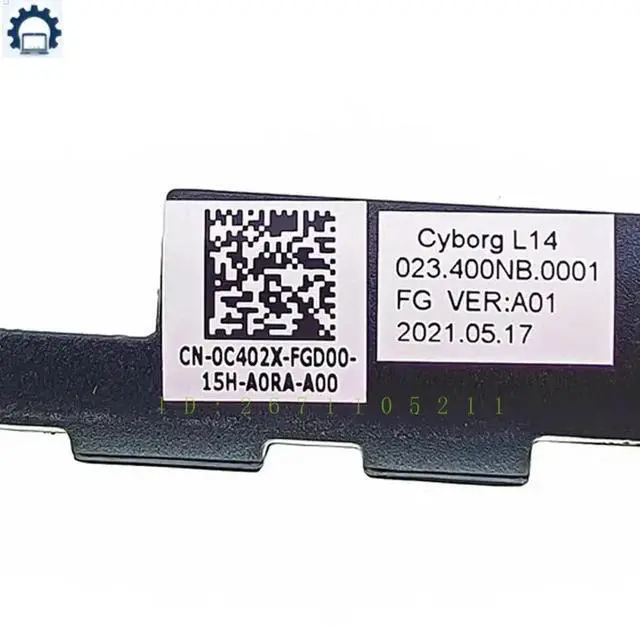 Alt view image 3 of 6 - 0C402X For Latitude 3420 E3420 Laptop Built-in Speaker CN-0C402X C402X Cyborg L14 023.400NB.0001