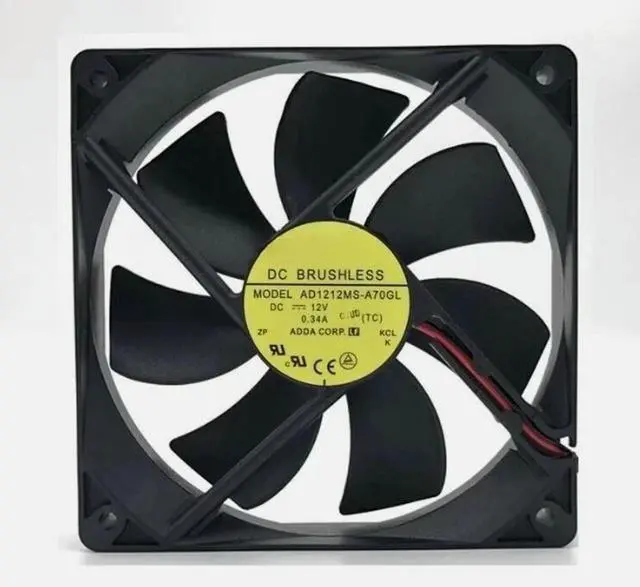 Main image of AD1212MS-A70GL DC 12V 0.34A 2pin Chassis Cooling Fan Fast delivery