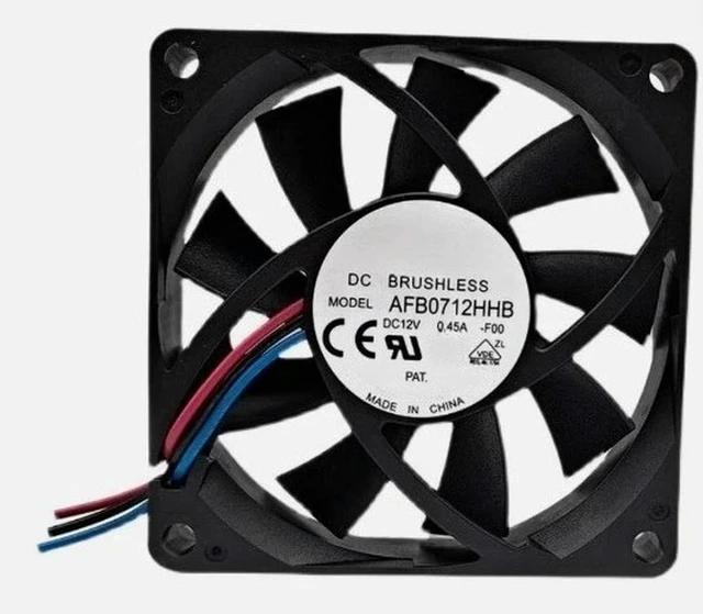 Main image of AFB0712HHB-F00 DC12V 0.45A 4300RPM 3 wire axial cooling fan Fast delivery