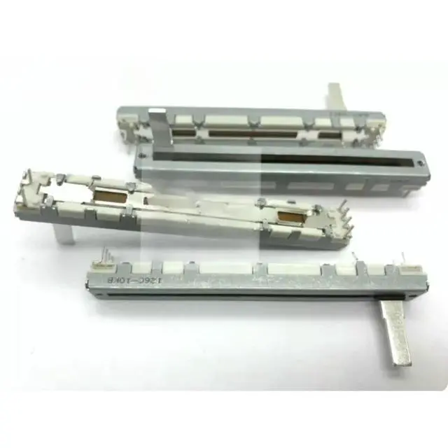 Alt view image 2 of 3 - 1pcs RS6011SP6003 Slide Fader B10K 75mm Body Single 15mm Shaft Mixer Slider Potentiometer for ALPS