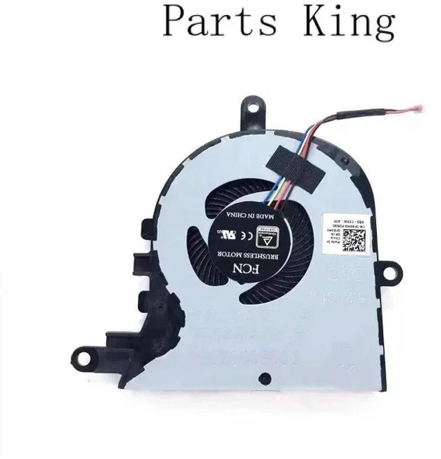 Alt view image 2 of 6 - CPU Cooling Fan For Latitude 3590 L3590 E3590 Inspiron 15 3585 17-3780 3793 5770 Vostro 3580 3590 3593 0FX0M0 FK3A