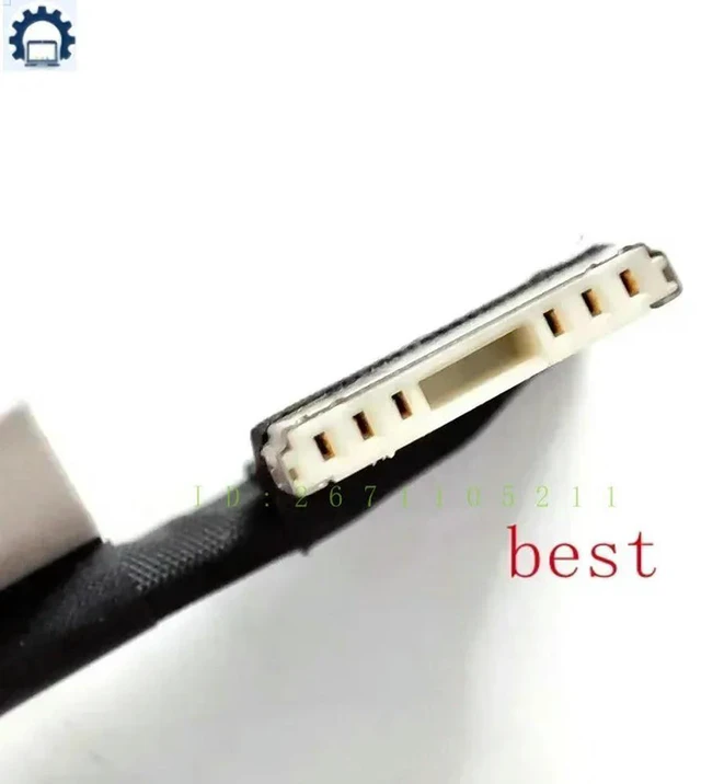 Alt view image 3 of 6 - FORCable Connector Line Wire for Latitude 5420 E5420 0WHXFP DC02003PI00