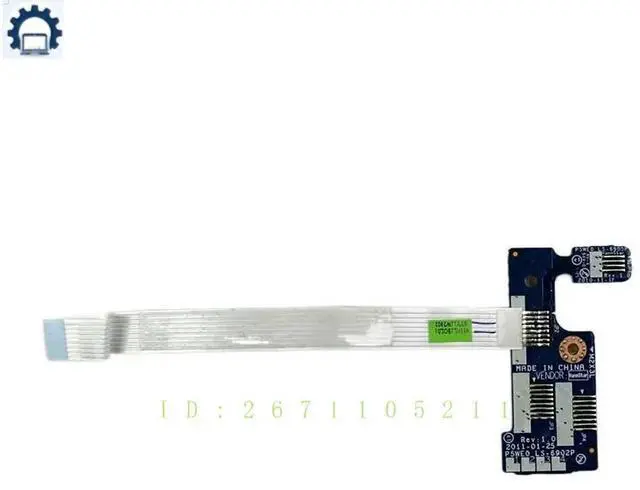 Alt view image 2 of 2 - P5WE0 LS-6902P For Aspire 5750 5750G Series Power Button Board With Cable Fast Ship