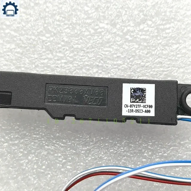 Alt view image 3 of 3 - 07Y2TF For Latitude 5480 5490 5491 Laptop Speaker CN-07Y2TF 7Y2TF PK23000XV00