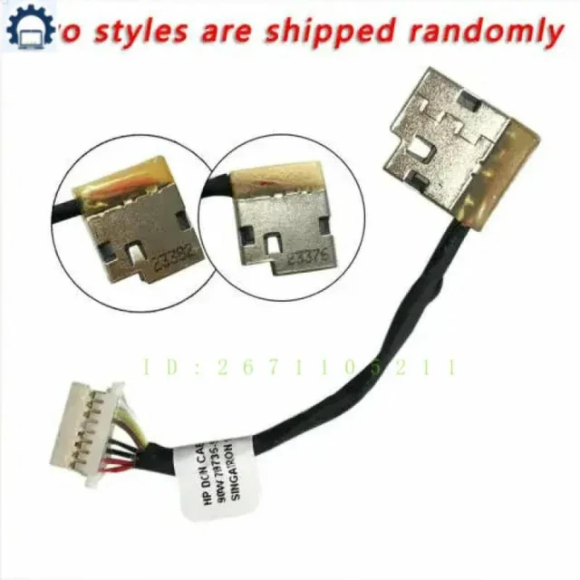 Alt view image 2 of 6 - DC in Jack Charging Port Connector wire Cable For 14-dq0040nr L22528-001